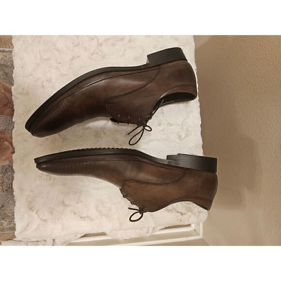 NWOB Kenneth Cole Silver Technology Set Your Clock Dress Shoes Size 14 - Picture 5 of 11